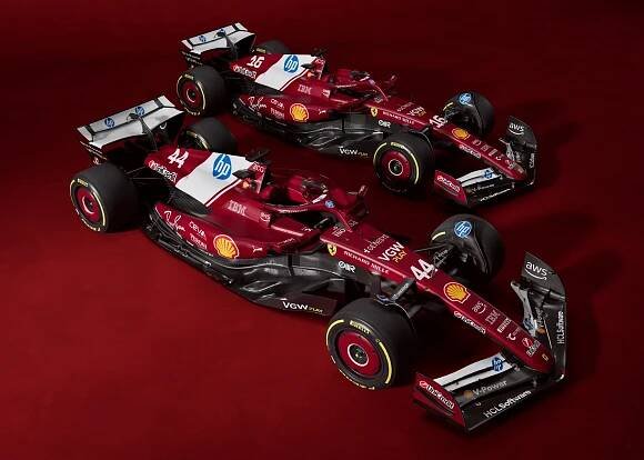 2025 Ferrari F1 car revealed as Hamilton era gets underway