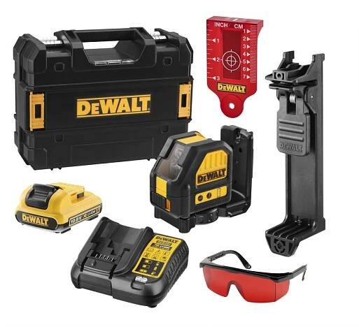 DEWALT DCE088D1R 12V křížový laser červený 2Ah