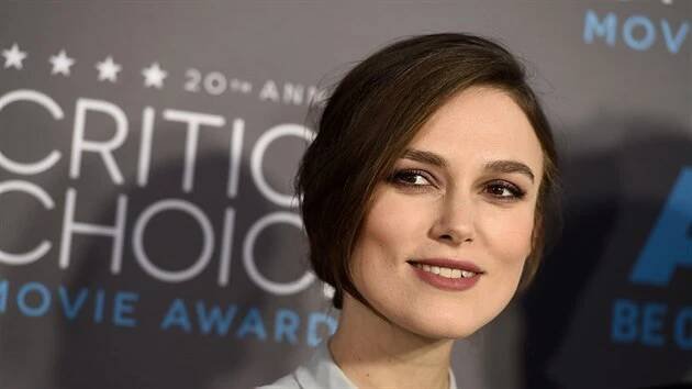Britská herečka Keira Knightley (Los Angeles, 15. ledna 2015)
