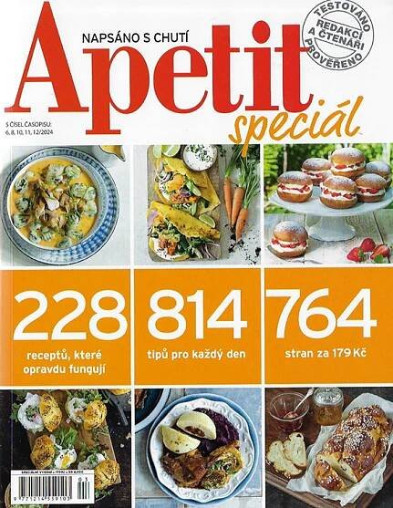 Apetit speciál 41 - 5 čísel časopisu 6,8,10,11,12/2024 - MAGNETPRESS.cz