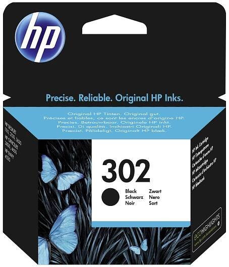 Originální cartridge HP č. 302 (F6U66AE) (Černá)