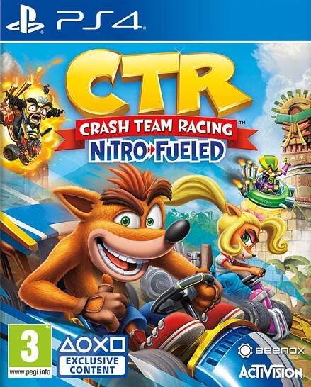 Crash Team Racing Nitro Fueled PS4 - dětské závody na Playstation 4