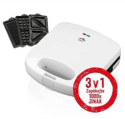Sendvičovač ETA 4156 90000, 3 v 1 bílá barva

