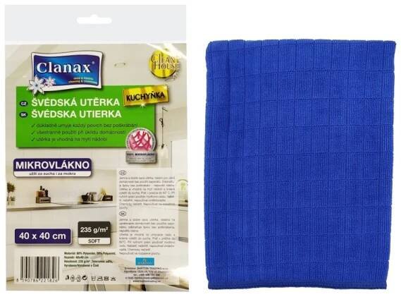 Clanax švédská utěrka Kuchyňka 40 × 40 cm, 235 g