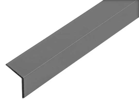 Stavební profil Alu L profil 25x25x1 mm, 1 m, antracit