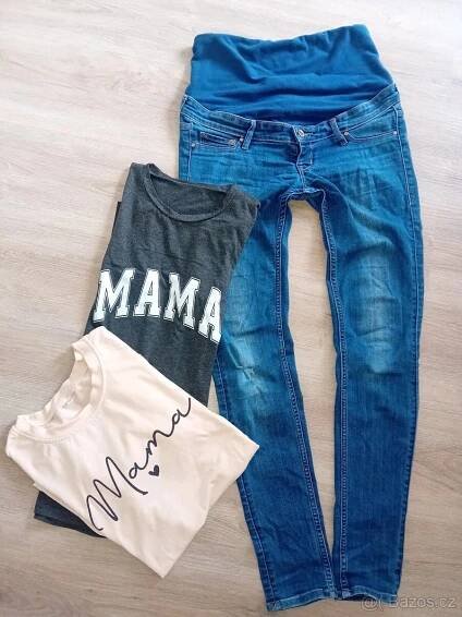 Těhotenské džíny H&M