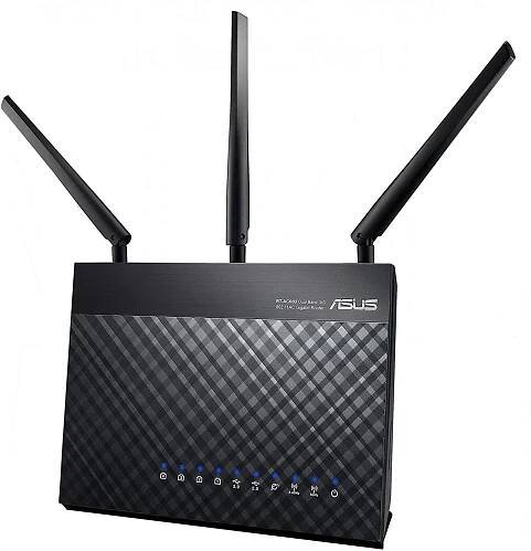 ASUS DSL-AC68U bezdrátový router Gigabit Ethernet Dvoupásmový (2,4 GHz / 5 GHz) 3G Černá