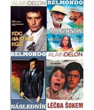 DVD Belmondo + Delon kolekce 4 disky