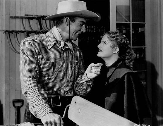 Randolph Scott, Louise Allbritton - The Doolins of Oklahoma - Z filmu