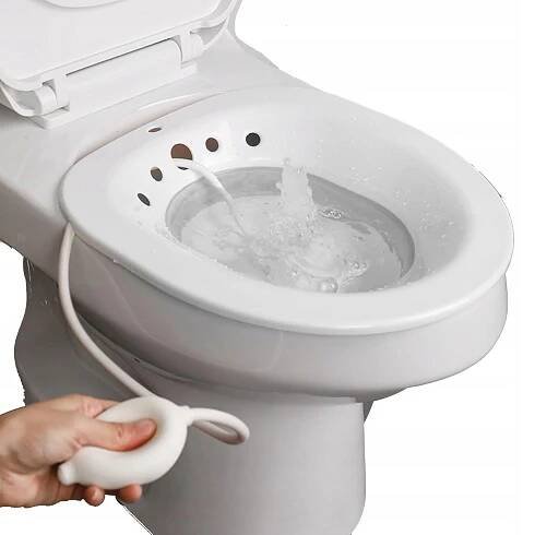 SANITÁRNÍ BIDET PRO ZALÉVÁNÍ SEDAČEK NA ZÁCHOD, WC, SKLÁDACÍ