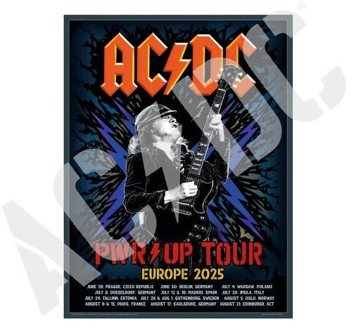 Angus PWR UP EU Tour Poster