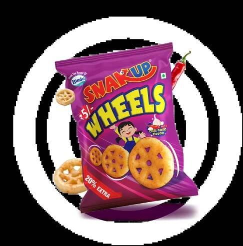 Snak Up Wheels - Chilli Garlic Flavour | Bold Taste with a Crispy Crunch