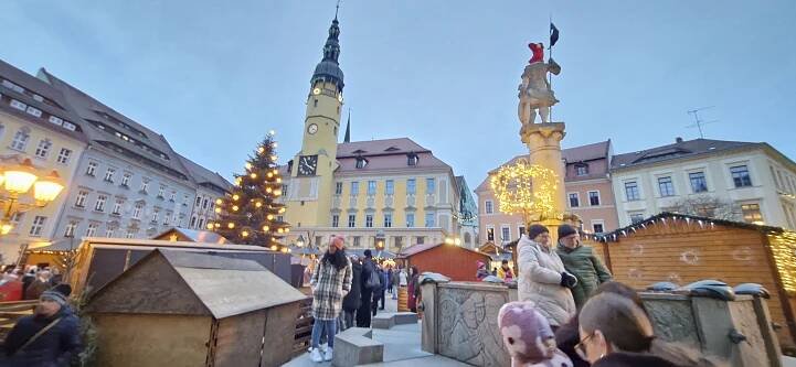 Nejstarší vánoční trhy v Německu pořádají kousek od českých hranic. Povolil je už král Václav IV.