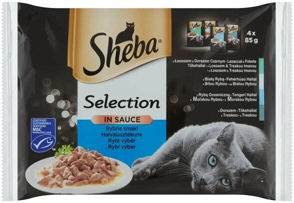 Sheba Kapsička rybí výběr ve šťávě