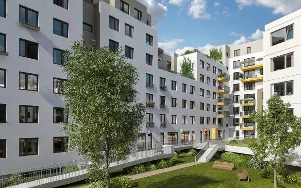 Galerie: Nové byty v Praze: U Dubu prodáno 50 % před začátkem stavby - Fotka 2 - Echo24.cz