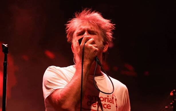 James Murphy of LCD Soundsystem at the Life is Beautiful Presents a Big Beautiful Block Party on September 28, 2024 in Las Vegas, Nevada. (Photo by Christopher Polk/Penske Media via Getty Images)