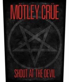 Merch Mötley Crüe: Zádová Nášivka Shout At The Devil