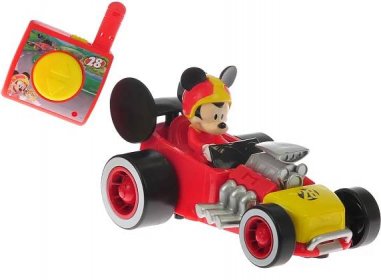 Mikro hračky Mickey Mouse R/C závodní formule, 13cm