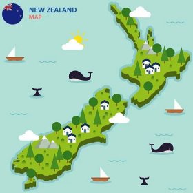 New Zealand Map Illustration Clip Art At Vector Clip Art | Images and ...