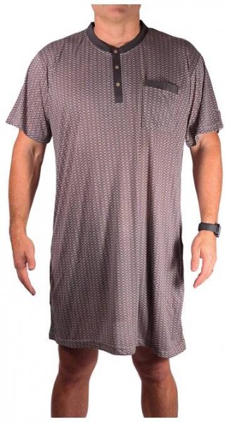 Slávek  pánská noční košile krátký rukáv V2649