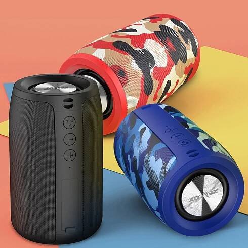 ZEALOT S32 Tragbarer drahtloser Bluetooth-Lautsprecher 5-W-Subwoofer Soundbox für den Außenbereich Musik-Player U-Platten
