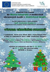 Výstava vánočních stromků s rukodělnými ozdobami - Město Jindřichův Hradec