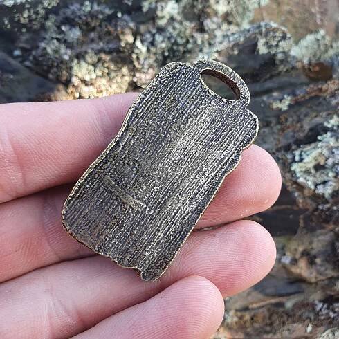 OTHILA - runa amulet, zinek staromosaz