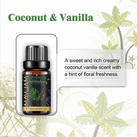 MAYJAM 10 ml Parfémový olej pro aromaterapii Difuzér Péče o pleť Přírodní rostlinná terapie Zvlhčovač Masáž Vůně Esenciální oleje