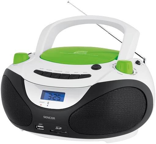 CD přehrávač s BT, MP3, USB, SD, AUX a FM rádiem