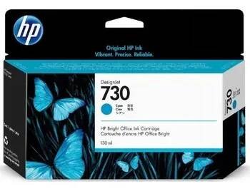 Inkoust HP 730 P2V62A modrý (cyan)