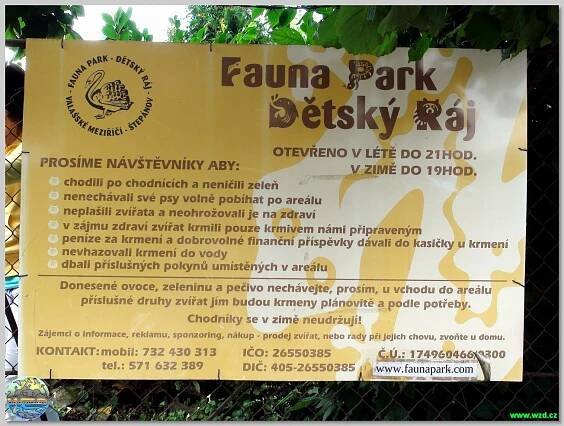 Fauna Park - Dětský ráj Valašské Meziříčí - Štěpánov