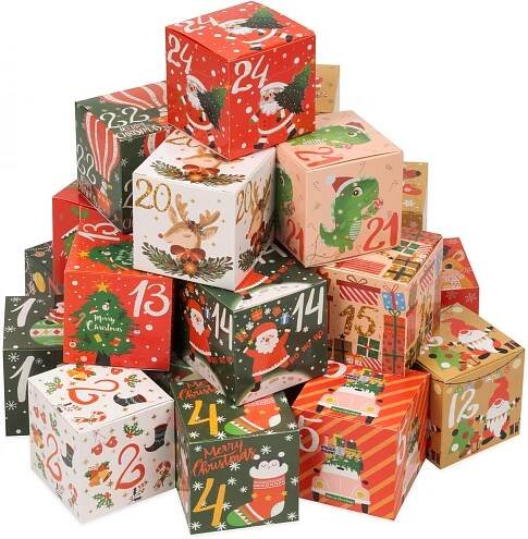 Adventní kalendář 24 krabiček 69 Kč