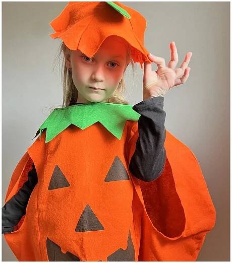 Dýně - dětský kostým Halloween
