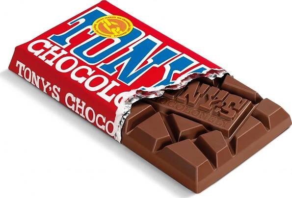 Tony’s Chocolonely mléčná čokoláda 32 % 180 g