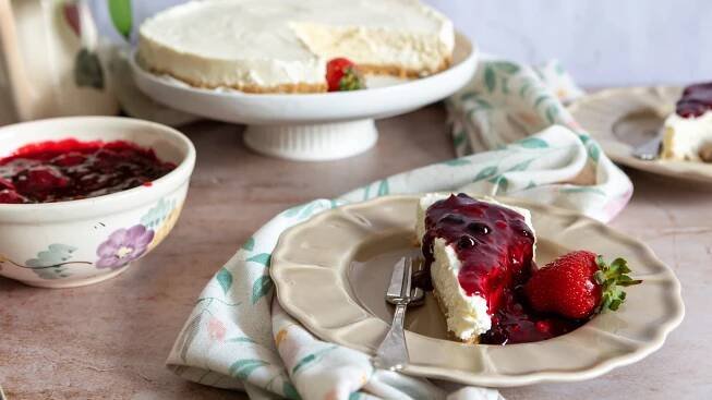 Nepečený cheesecake s ovocem - fotografie 9 - TopRecepty.cz