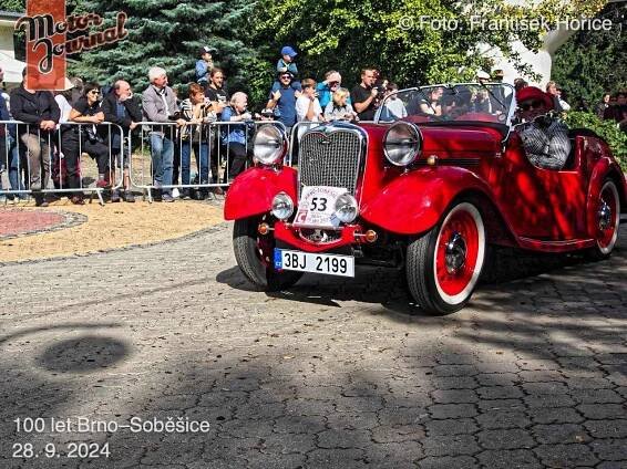 100 let Brno–Soběšice 2024 objektivem Františka Hořice – Veteran Automoto Club Brno