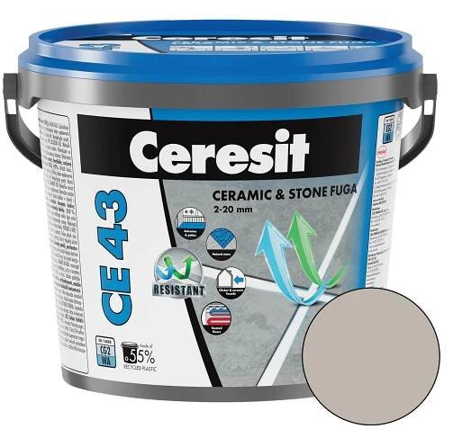 Ceresit CE 43 Spárovací hmota Grand ́Elit šedá; 5 kg