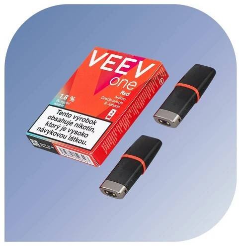 VEEV one - Red (20mg/ml) - vymeniteľný POD 2ks