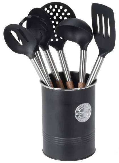Excellent Houseware Bistro kuchyňské náčiní ve stojanu 7 ks