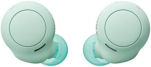 Sony WF-C500 DJ špuntová sluchátka Bluetooth® stereo zelená odolná vůči vodě, odolné vůči potu