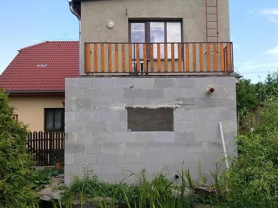 Přístavba - přestavba balkonu na chodbu #6