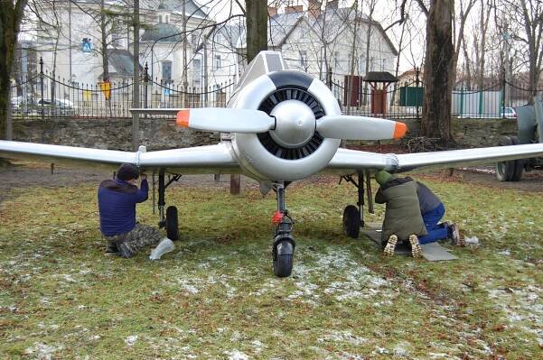 Renowacja samolotu PZL TS-8 Bies przez MZL Sp. z o.o. - Muzeum Historyczne - Pałac w Dukli