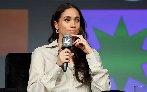 Meghan Markle speaks onstage during SXSW conference