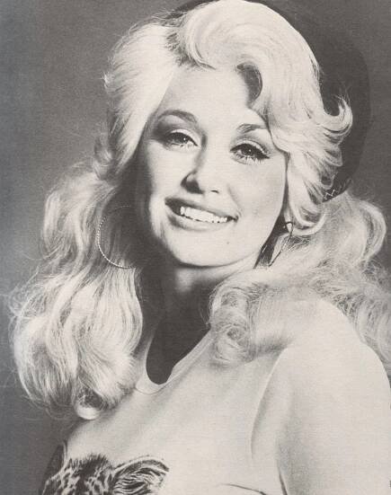 Dolly Parton Restored Vintage Photograph Wallpaper