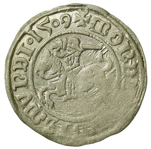 Zikmund I. Starý, půlgroš 1509, Vilnius. Raný