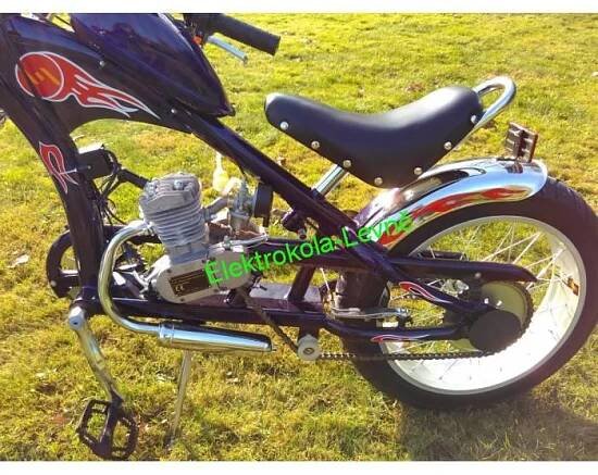 Moto kolo Chopper 80cc red