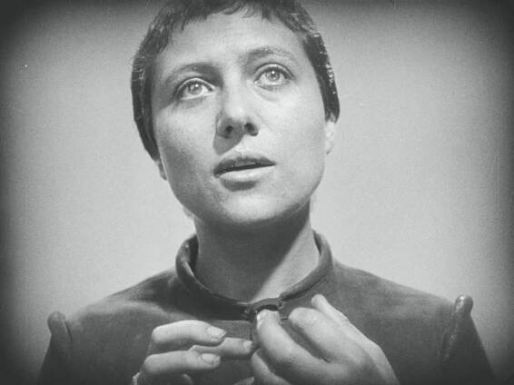 Maria Falconetti - Utrpení Panny orleánské - Z filmu