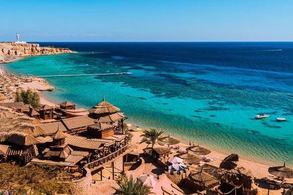 coastline view in Sharm El Sheikh, Egypt