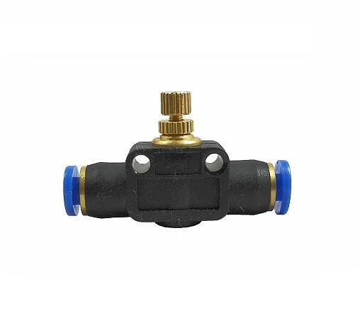 Škrtící ventil, přímý hadice 4mm LSA04
