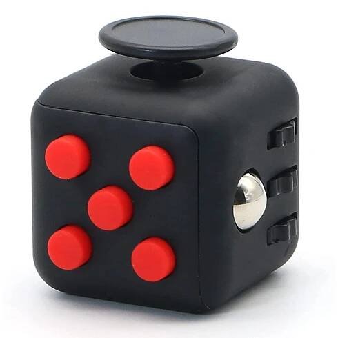 Fidget Cube Hračka uvolňující stres proti úzkosti Skvělá pro dospělé a děti[Nápad na dárek][Relaxační hračka][Uvolňovač stresu][Měkký materiál]